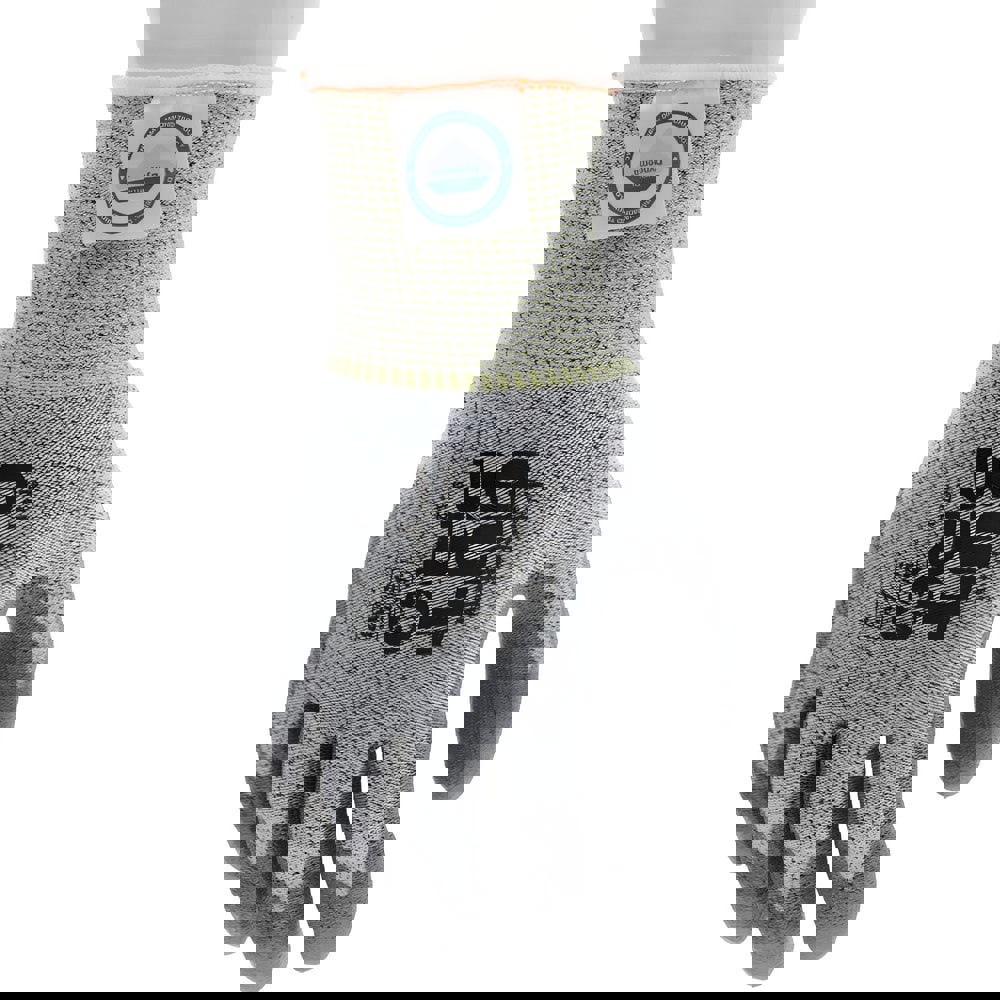 Cut-Resistant Gloves: Size S, ANSI Cut 2, Polyurethane, Dyneema